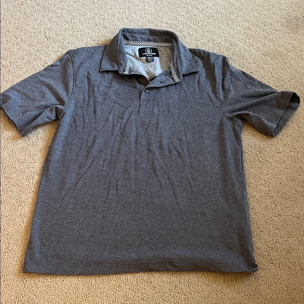 Volcom Charcoal Polo Shirt